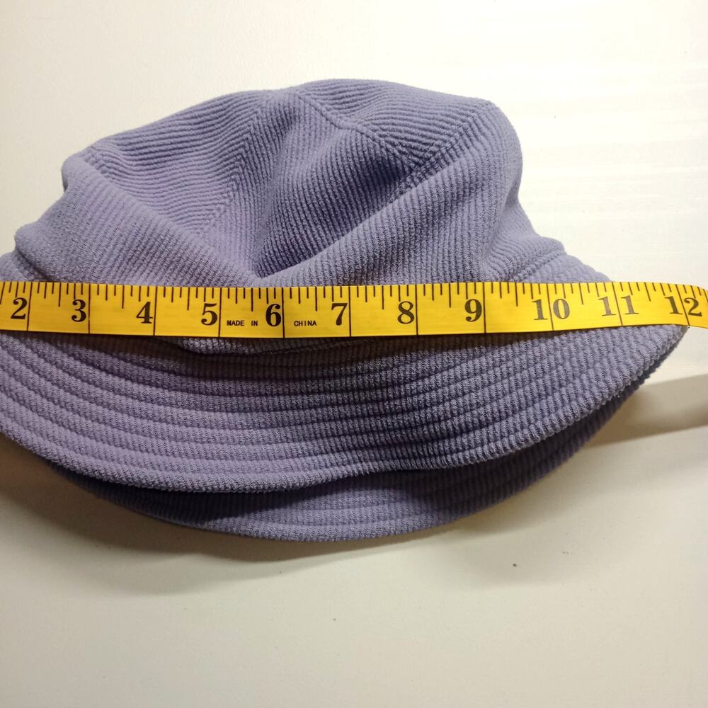 REI Women Corduroy Fleece Lined Crown Winter Bucket Hat